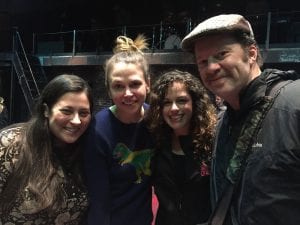 With Sutton Foster and Shuler Hensley of SWEET CHARITY 2017
