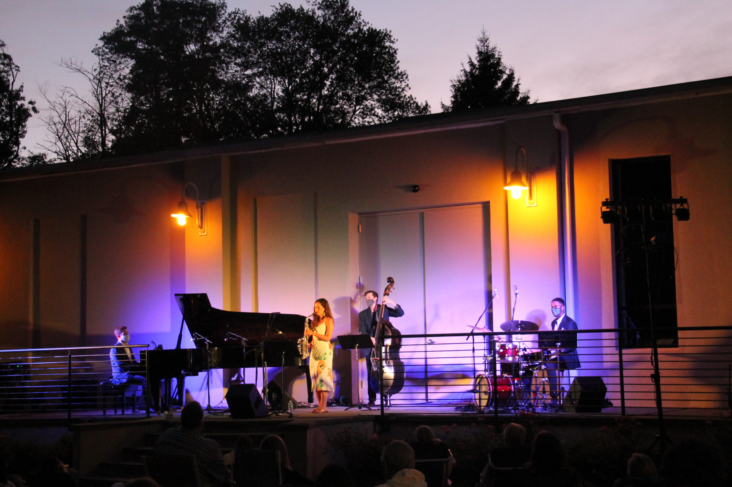 outdoor jazz concert in Westport, MA