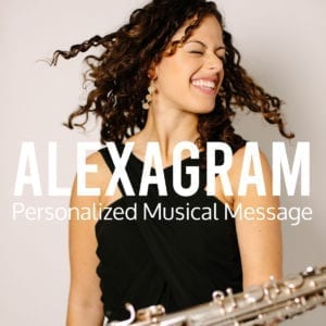 Alexagram personalized music message product photo