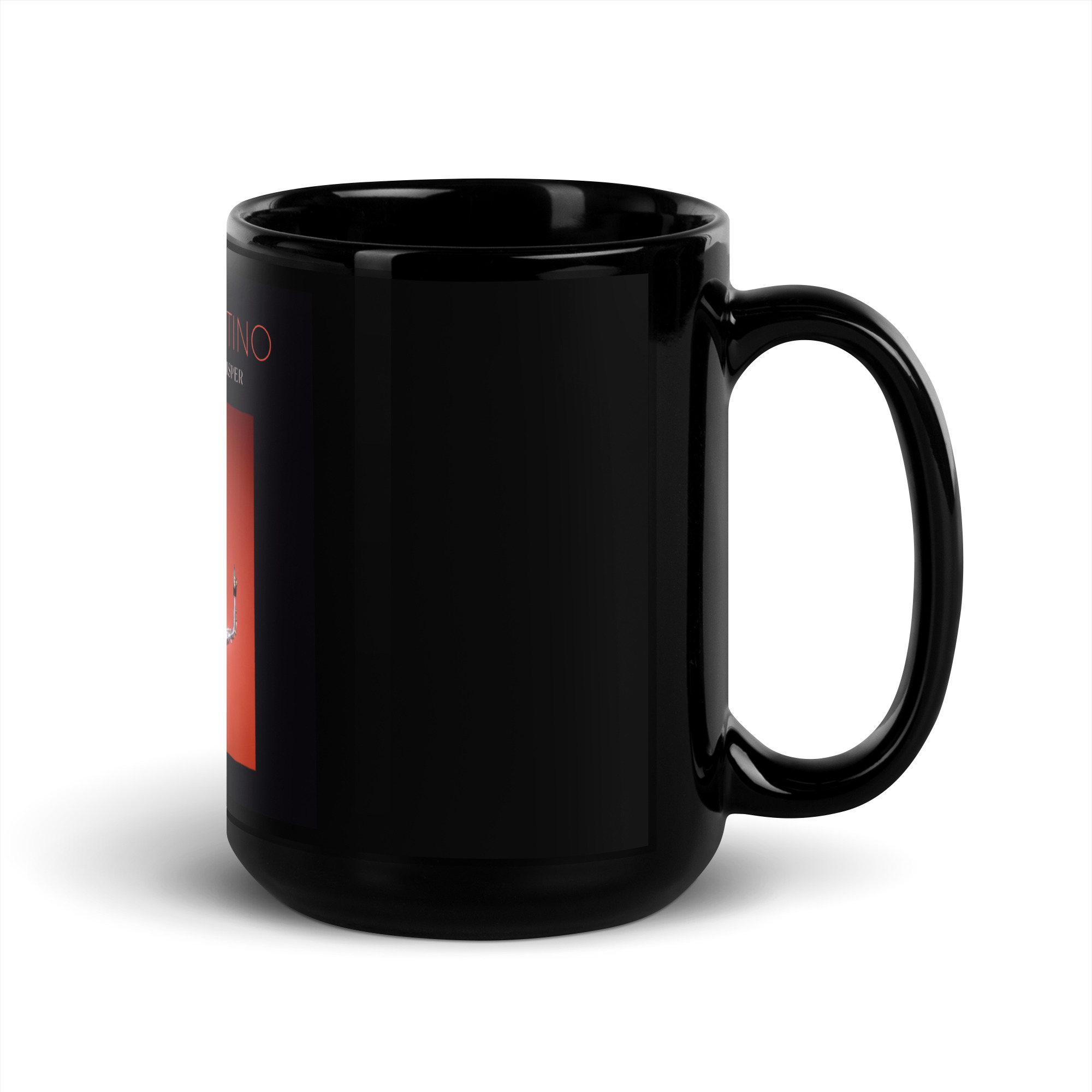 THE ROAR AND THE WHISPER Black Glossy Mug - Image 5